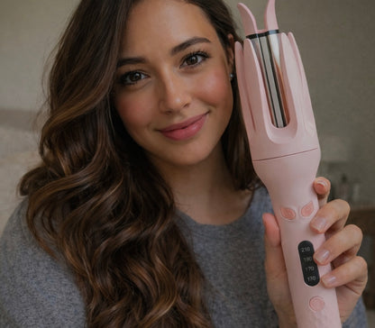 Alanna's Studio™ Automatic Rotating Curling Iron